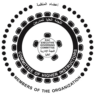 NWKA governing structure: the Executive Governing Committee (EGC) at the centre, the Committee of Higher Instructors around it, and the members of the organization